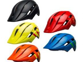 Bell Sidetrack 2 Youth Helmet 5057cm Unisize 50-57cm - Strike Gloss Hi-vis/Red - SkullCycles UK